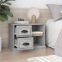 Mesita de noche gris Sonoma 60x35,5x45 cm de vidaXL, Mesitas de noche - Ref: Foro24-816374, Precio: 56,45 €