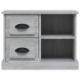 Mesita de noche gris Sonoma 60x35,5x45 cm de vidaXL, Mesitas de noche - Ref: Foro24-816374, Precio: 56,45 €