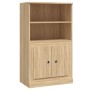 Aparador de madera contrachapada roble Sonoma 60x35,5x103,5 cm de vidaXL, Aparadores - Ref: Foro24-816315, Precio: 91,20 €, D...
