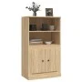 Aparador de madera contrachapada roble Sonoma 60x35,5x103,5 cm de vidaXL, Aparadores - Ref: Foro24-816315, Precio: 86,94 €, D...
