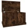 Smoked oak plywood storage trunk 70x40x38 cm by vidaXL, Storage trunks - Ref: Foro24-816509, Price: 53,16 €, Discount: %