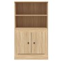 Aparador de madera contrachapada roble Sonoma 60x35,5x103,5 cm de vidaXL, Aparadores - Ref: Foro24-816315, Precio: 91,20 €, D...