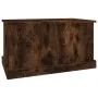 Smoked oak plywood storage trunk 70x40x38 cm by vidaXL, Storage trunks - Ref: Foro24-816509, Price: 53,16 €, Discount: %