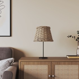 Brown wicker lamp shade Ø15x12 cm by vidaXL, Lampshades - Ref: Foro24-364388, Price: 12,64 €, Discount: %