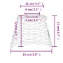 Brown wicker lamp shade Ø15x12 cm by vidaXL, Lampshades - Ref: Foro24-364388, Price: 12,64 €, Discount: %