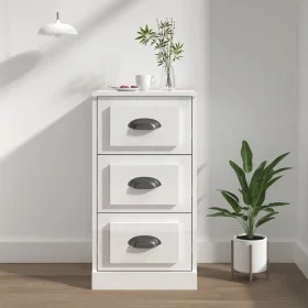 Hochglanzweißes Sperrholz-Sideboard 36 x 35,5 x 67,5 cm von vidaXL, Sideboards - Ref: Foro24-816218, Preis: 53,30 €, Rabatt: %