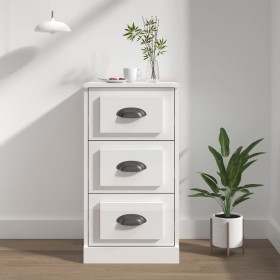 Hochglanzweißes Sperrholz-Sideboard 36 x 35,5 x 67,5 cm von vidaXL, Sideboards - Ref: Foro24-816218, Preis: 53,87 €, Rabatt: %