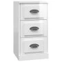 Glossy white plywood sideboard 36x35.5x67.5 cm by vidaXL, Sideboards - Ref: Foro24-816218, Price: 53,30 €, Discount: %