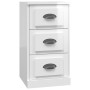 Hochglanzweißes Sperrholz-Sideboard 36 x 35,5 x 67,5 cm von vidaXL, Sideboards - Ref: Foro24-816218, Preis: 53,87 €, Rabatt: %