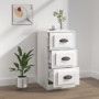 Aparador madera contrachapada blanco brillante 36x35,5x67,5 cm de vidaXL, Aparadores - Ref: Foro24-816218, Precio: 53,83 €, D...