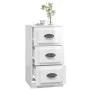 Glossy white plywood sideboard 36x35.5x67.5 cm by vidaXL, Sideboards - Ref: Foro24-816218, Price: 53,30 €, Discount: %