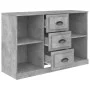 Aparador madera contrachapada gris hormigón 104,5x35,5x67,5 cm de vidaXL, Aparadores - Ref: Foro24-816236, Precio: 84,35 €, D...