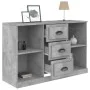 Aparador madera contrachapada gris hormigón 104,5x35,5x67,5 cm de vidaXL, Aparadores - Ref: Foro24-816236, Precio: 84,35 €, D...