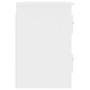 Mesitas de noche de pared 2 uds blanco 41,5x36x53 cm de vidaXL, Mesitas de noche - Ref: Foro24-816393, Precio: 64,81 €, Descu...