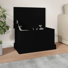 Sperrholz Lagerkoffer schwarz 50x30x28 cm von vidaXL, Aufbewahrungskisten - Ref: Foro24-816497, Preis: 38,99 €, Rabatt: %