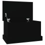 Sperrholz Lagerkoffer schwarz 50x30x28 cm von vidaXL, Aufbewahrungskisten - Ref: Foro24-816497, Preis: 39,48 €, Rabatt: %