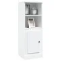 Hoher Schrank aus weißem Sperrholz 36x35,5x103,5 cm von vidaXL, Sideboards - Ref: Foro24-816320, Preis: 62,81 €, Rabatt: %