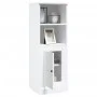 Hoher Schrank aus weißem Sperrholz 36x35,5x103,5 cm von vidaXL, Sideboards - Ref: Foro24-816320, Preis: 62,81 €, Rabatt: %