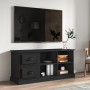 Schwarzer TV-Schrank aus Sperrholz, 102 x 35,5 x 47,5 cm von vidaXL, TV-Möbel - Ref: Foro24-816177, Preis: 67,37 €, Rabatt: %