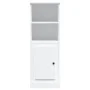 Hoher Schrank aus weißem Sperrholz 36x35,5x103,5 cm von vidaXL, Sideboards - Ref: Foro24-816320, Preis: 62,81 €, Rabatt: %