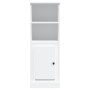 Hoher Schrank aus weißem Sperrholz 36x35,5x103,5 cm von vidaXL, Sideboards - Ref: Foro24-816320, Preis: 64,93 €, Rabatt: %