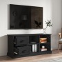 Schwarzer TV-Schrank aus Sperrholz, 102 x 35,5 x 47,5 cm von vidaXL, TV-Möbel - Ref: Foro24-816177, Preis: 67,37 €, Rabatt: %