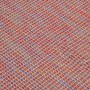 Alfombra de exterior de tejido plano rojo 80x250 cm