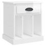 Nachttische 2 Einheiten glänzend weiß 43x36x50 cm von vidaXL, Nachttische - Ref: Foro24-816349, Preis: 75,12 €, Rabatt: %