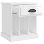 Nachttische 2 Einheiten glänzend weiß 43x36x50 cm von vidaXL, Nachttische - Ref: Foro24-816349, Preis: 75,12 €, Rabatt: %