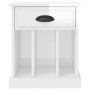Nachttische 2 Einheiten glänzend weiß 43x36x50 cm von vidaXL, Nachttische - Ref: Foro24-816349, Preis: 75,12 €, Rabatt: %