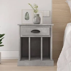Concrete gray bedside table 43x36x50 cm by vidaXL, Nightstands - Ref: Foro24-816352, Price: 32,09 €, Discount: %