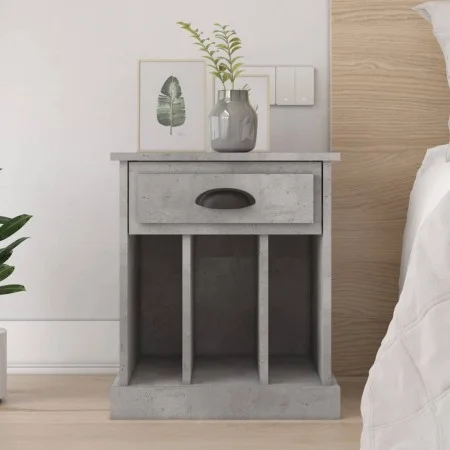 Concrete gray bedside table 43x36x50 cm by vidaXL, Nightstands - Ref: Foro24-816352, Price: 32,09 €, Discount: %