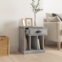 Mesita de noche gris hormigón 43x36x50 cm de vidaXL, Mesitas de noche - Ref: Foro24-816352, Precio: 35,95 €