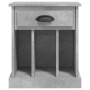 Betongrauer Nachttisch 43x36x50 cm von vidaXL, Nachttische - Ref: Foro24-816352, Preis: 36,00 €, Rabatt: %