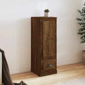 Hohes Sideboard Sperrholz Eiche braun 36x35,5x103,5cm von vidaXL, Sideboards - Ref: Foro24-816311, Preis: 73,08 €, Rabatt: %