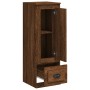 Aparador alto madera contrachapada roble marrón 36x35,5x103,5cm de vidaXL, Aparadores - Ref: Foro24-816311, Precio: 77,20 €