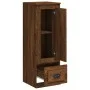Tall oak brown plywood sideboard 36x35.5x103.5cm by vidaXL, Sideboards - Ref: Foro24-816311, Price: 73,08 €, Discount: %