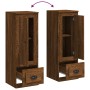 Aparador alto madera contrachapada roble marrón 36x35,5x103,5cm de vidaXL, Aparadores - Ref: Foro24-816311, Precio: 77,20 €