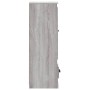 Hohes Sonoma-Sideboard aus grauem Sperrholz, 36 x 35,5 x 103,5 cm von vidaXL, Sideboards - Ref: Foro24-816310, Preis: 76,47 €...