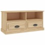 Mueble para TV madera contrachapada roble Sonoma 93x35,5x45 cm de vidaXL, Muebles TV - Ref: Foro24-816467, Precio: 60,31 €, D...