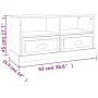 TV-Schrank aus Sonoma-Eichensperrholz, 93 x 35,5 x 45 cm von vidaXL, TV-Möbel - Ref: Foro24-816467, Preis: 59,73 €, Rabatt: %