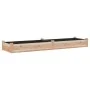 Flowerbed planter with solid fir wood lining 240x60x25 cm by vidaXL, Pots and planters - Ref: Foro24-364298, Price: 94,03 €, ...