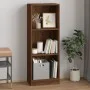 3-stufiges Regal aus braunem Eichensperrholz, 40 x 24 x 109 cm von vidaXL, Bücherregale und Regale - Ref: Foro24-819256, Prei...