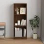 3-stufiges Regal aus braunem Eichensperrholz, 40 x 24 x 109 cm von vidaXL, Bücherregale und Regale - Ref: Foro24-819256, Prei...