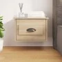 Mesita de noche de pared color roble Sonoma 41,5x36x28 cm de vidaXL, Mesitas de noche - Ref: Foro24-816382, Precio: 36,12 €, ...