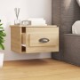 Mesita de noche de pared color roble Sonoma 41,5x36x28 cm de vidaXL, Mesitas de noche - Ref: Foro24-816382, Precio: 36,58 €, ...