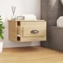 Mesita de noche de pared color roble Sonoma 41,5x36x28 cm de vidaXL, Mesitas de noche - Ref: Foro24-816382, Precio: 36,12 €, ...