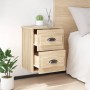 Wall bedside table 2 pcs Sonoma oak color 41.5x36x53 cm by vidaXL, Nightstands - Ref: Foro24-816399, Price: 78,73 €, Discount: %
