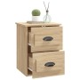 Wall bedside table 2 pcs Sonoma oak color 41.5x36x53 cm by vidaXL, Nightstands - Ref: Foro24-816399, Price: 78,73 €, Discount: %