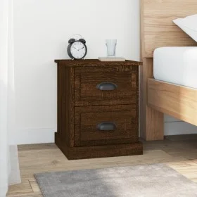 Nachttisch aus braunem Eichensperrholz, 39 x 39 x 47,5 cm von vidaXL, Nachttische - Ref: Foro24-816158, Preis: 44,71 €, Rabat...
